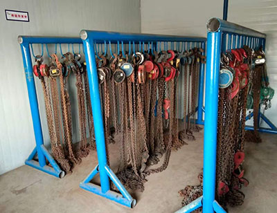 河北玉田熱電聯產項目材料庫區(qū)擺放