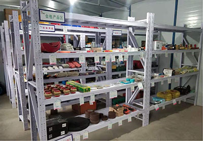 河北玉田熱電聯產項目材料庫區(qū)擺放